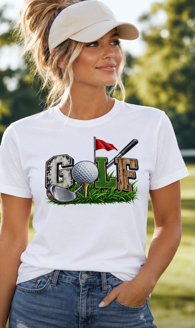 Golf short sleeve t-shirt