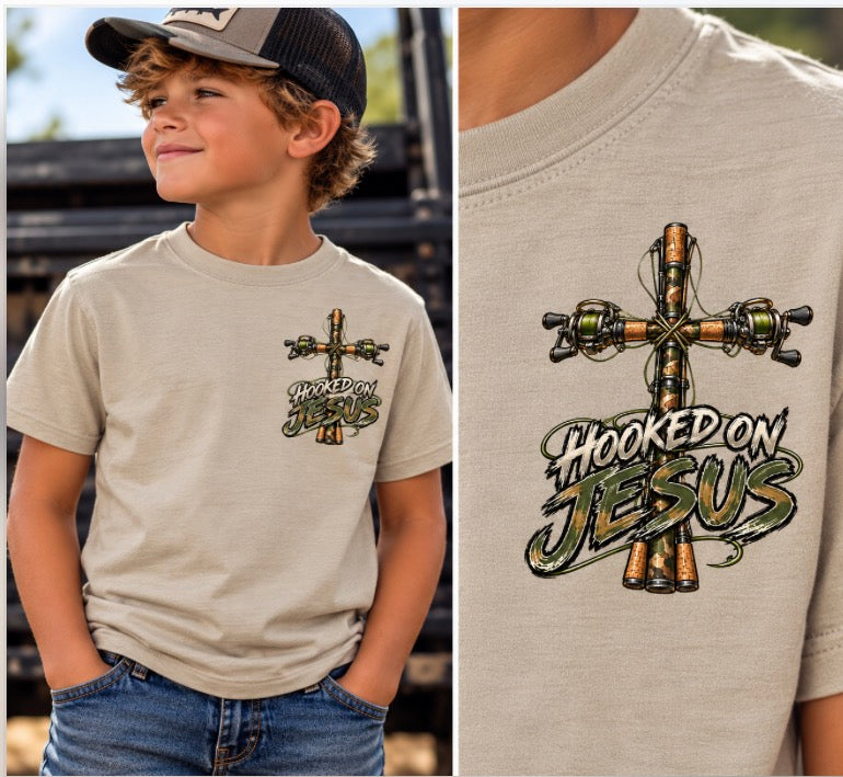 Hooked on Jesus Tshirt