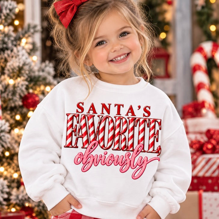 Santa's Favorite, Obviously Sweatshirt