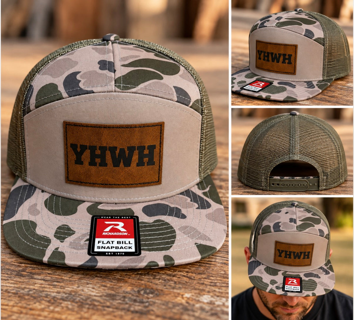 YHWH Hat Richardson 168P Marsh Duck Camo OSFM